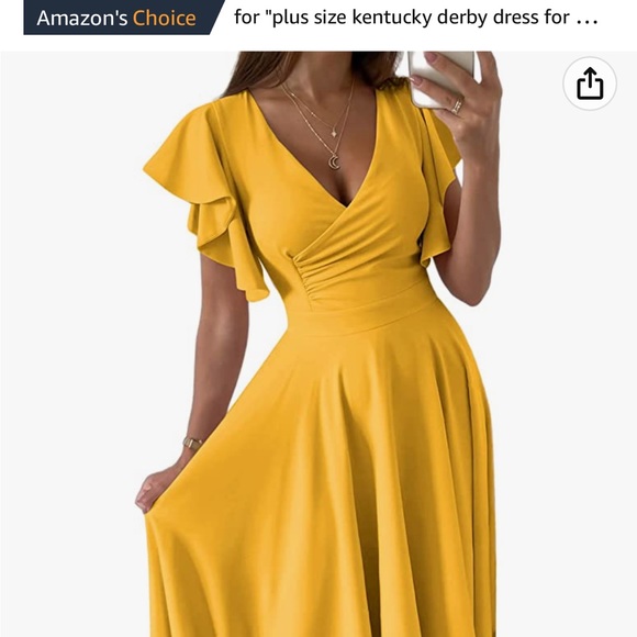 alemais yellow dress (FOR SALE) ALEMAIS MASIE ROSETTE DRESS SIZE 6